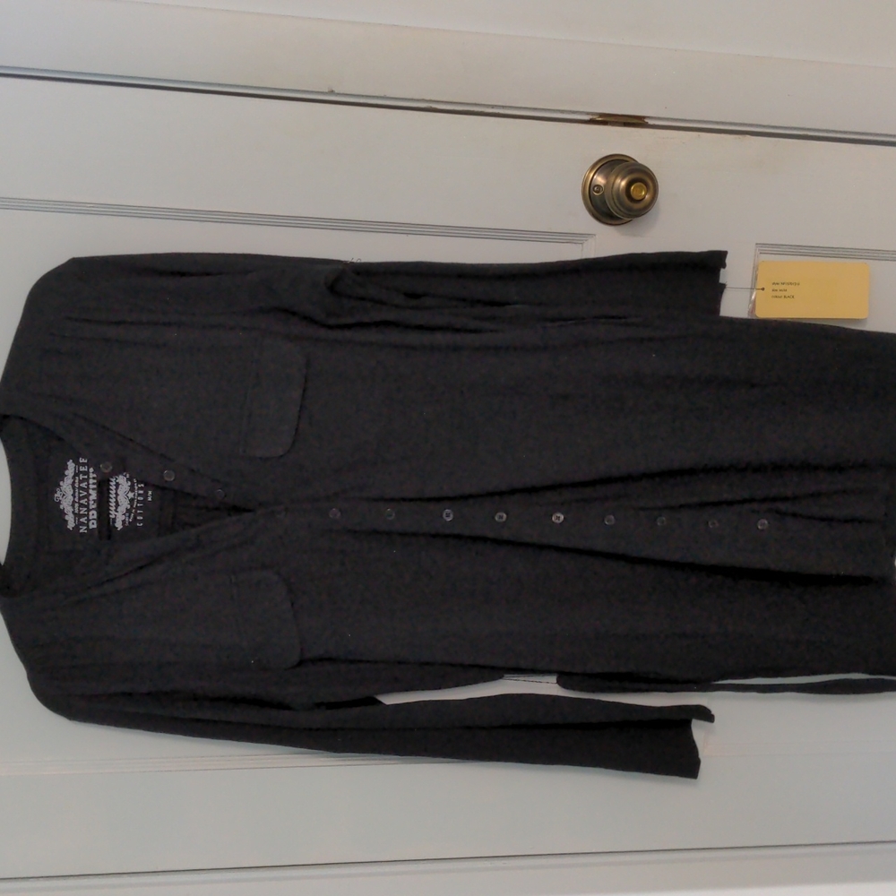 Nanavatee Premium quality Cottons Club size medium black dress. NWT